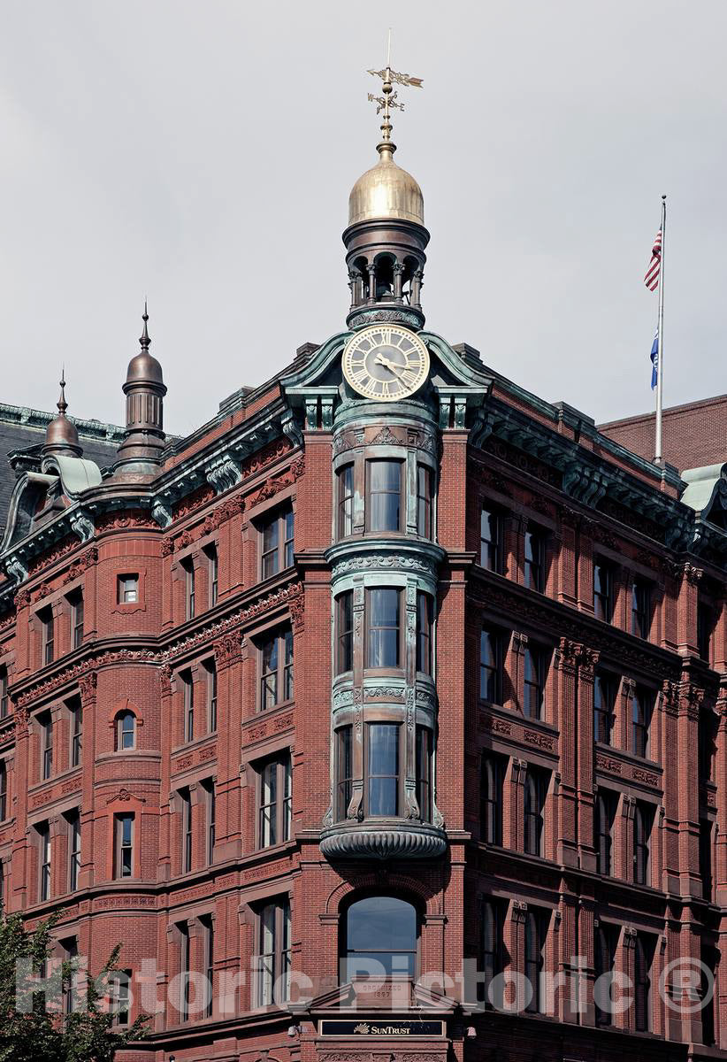 Photo - Suntrust Bank Building, Intersection of 15th St. and New York Ave, NW, Washington, D.C.- Fine Art Photo Reporduction