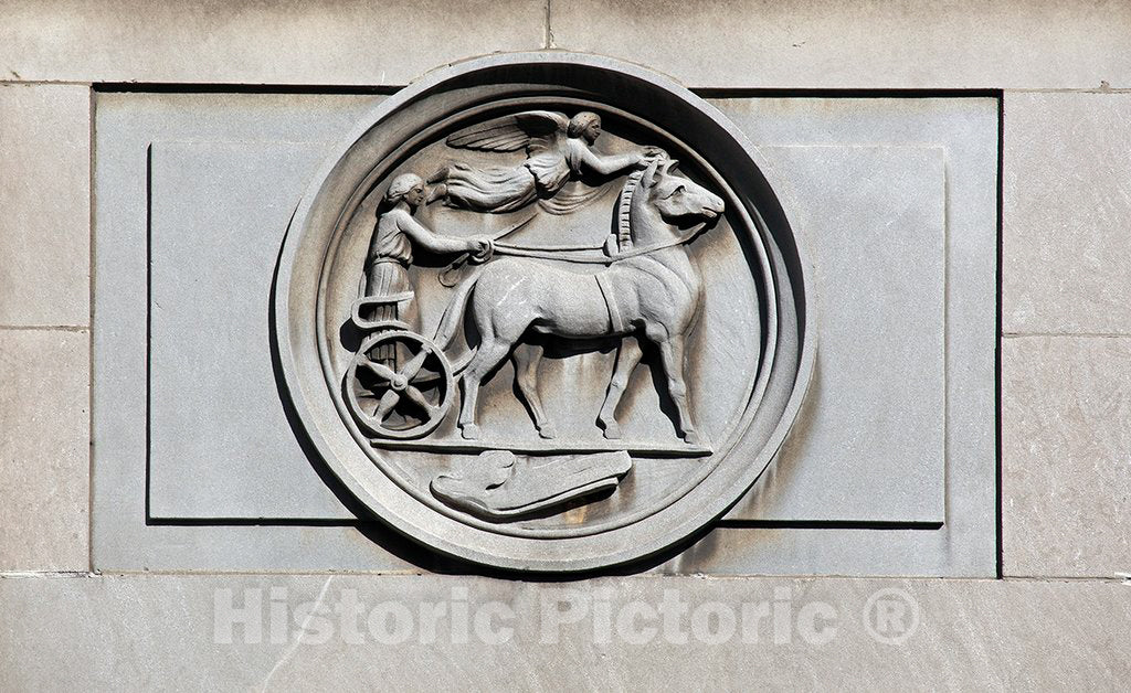 Photo - Architectural Details on The National Bank of Washington at The Corner of 14th and G St, NW, Washington, D.C.- Fine Art Photo Reporduction