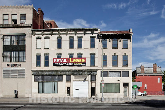 Photo - Buildings, Corcoran St. Near 14th St, NW, Washington, D.C.- Fine Art Photo Reporduction