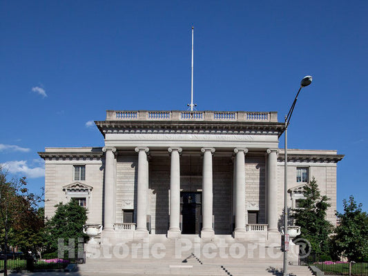 Photo - Carnegie Institution of Washington, 16th St. at Intersection with P St, NW, Washington, D.C.- Fine Art Photo Reporduction