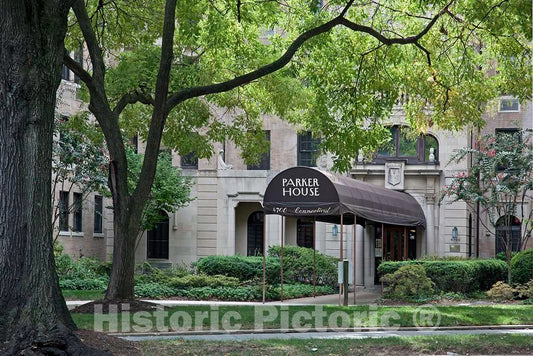 Photo - Parker House Apartment Building, 4700 Connecticut Ave, NW, Washington, D.C.- Fine Art Photo Reporduction