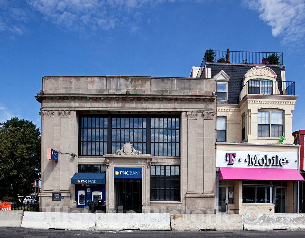Photo - Building, H St. Near Intersection with 8th St, NE, Washington, D.C.- Fine Art Photo Reporduction
