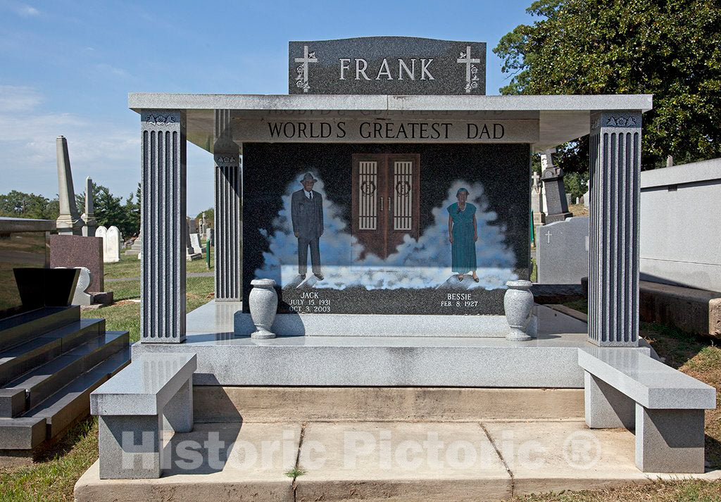 Photo- Mt. Olivet Cemetery, Bladensburg Road, NE, Washington, D.C. 2 Fine Art Photo Reproduction