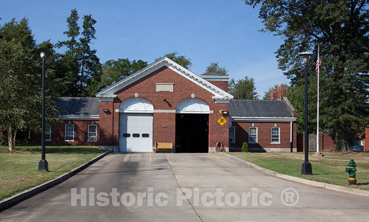 Photo - Fire Station, Rhode Island Ave, Near Intersection with Brentwood Road, NE, Washington, D.C.- Fine Art Photo Reporduction