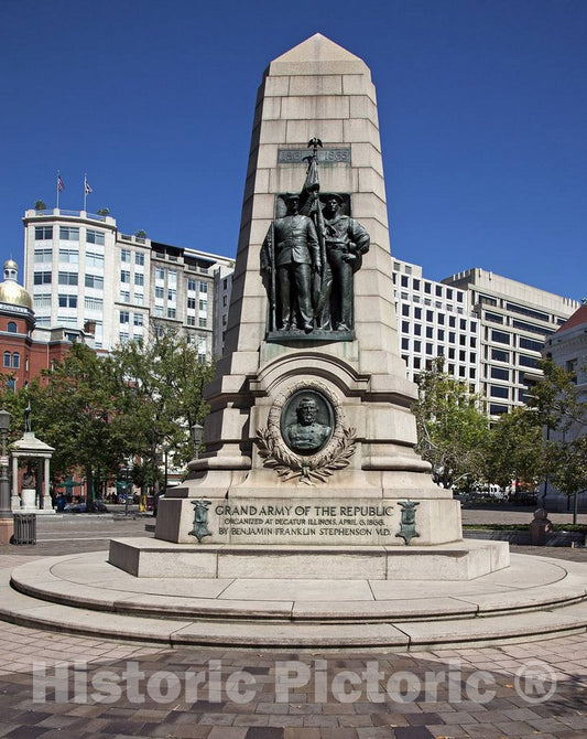 Photo - Grand Army Sculpture, 7th St. and Pennsylvania Ave, NW, Washington, D.C.- Fine Art Photo Reporduction