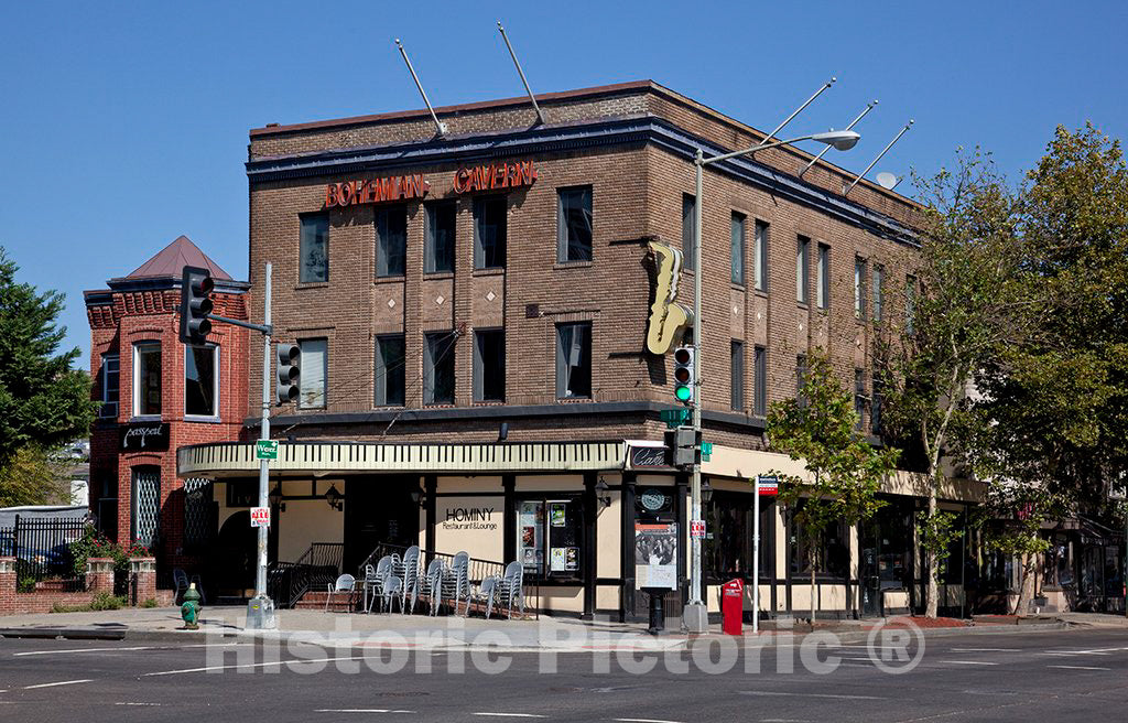 Photo - Building at The Corner of 11th and U St, NW, Washington, D.C.- Fine Art Photo Reporduction