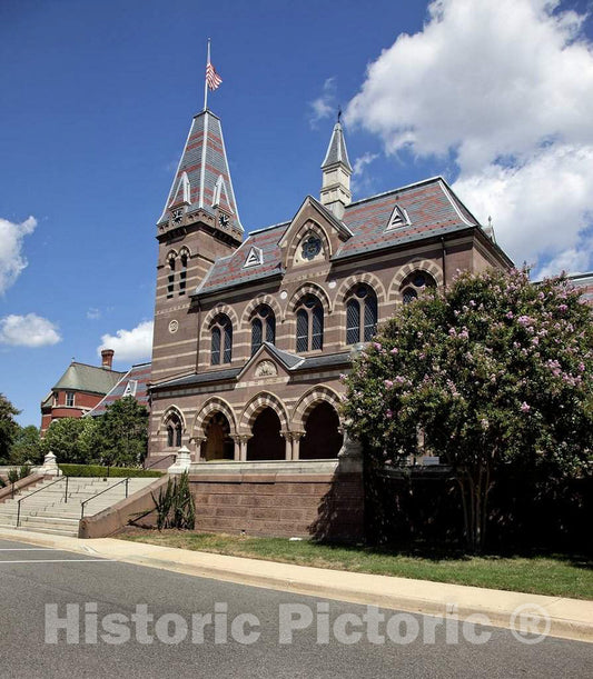 Photo - The Chapel Hall Building at Gallaudet University, Located Between 6th and 9th St, NE, Washington, D.C.- Fine Art Photo Reporduction
