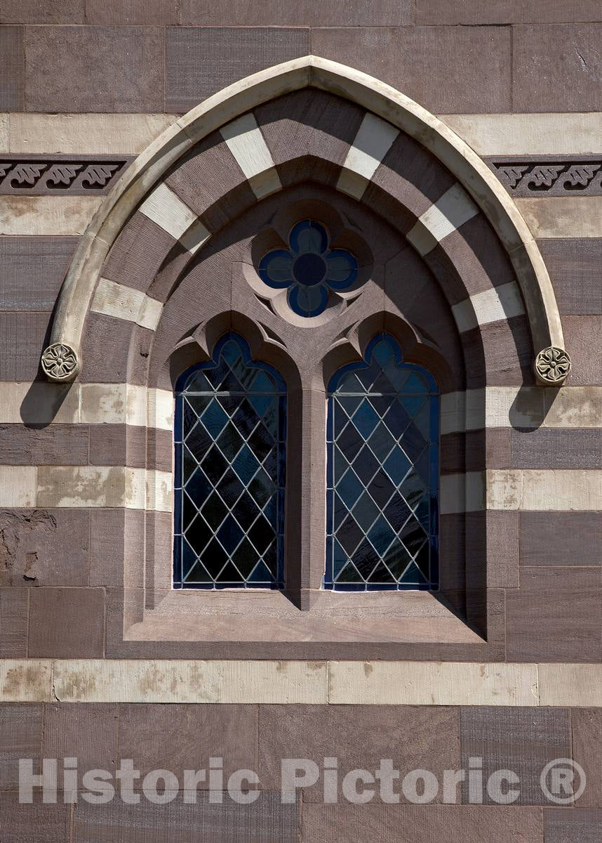 Photo - Architectural Detail Located on The Chapel Building at Gallaudet University, Located Between 6th and 9th St, NE, Washington, D.C.- Fine Art Photo Reporduction