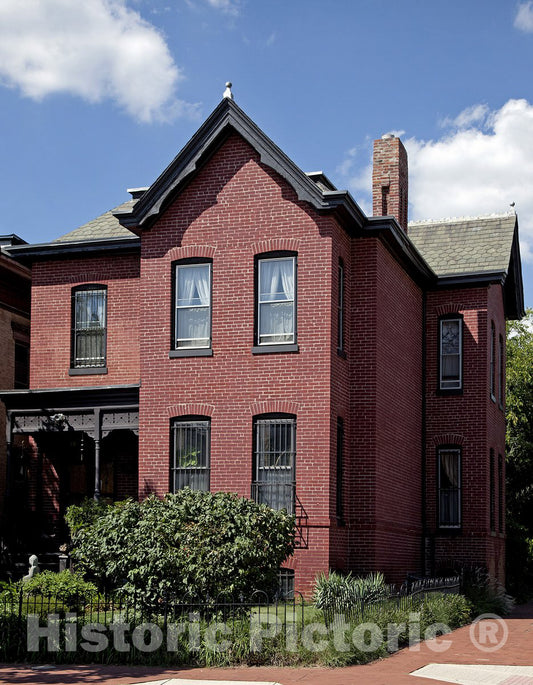 Washington, D.C. - 16x24 Photo - Historic Victorian Architecture at LeDroit Park-