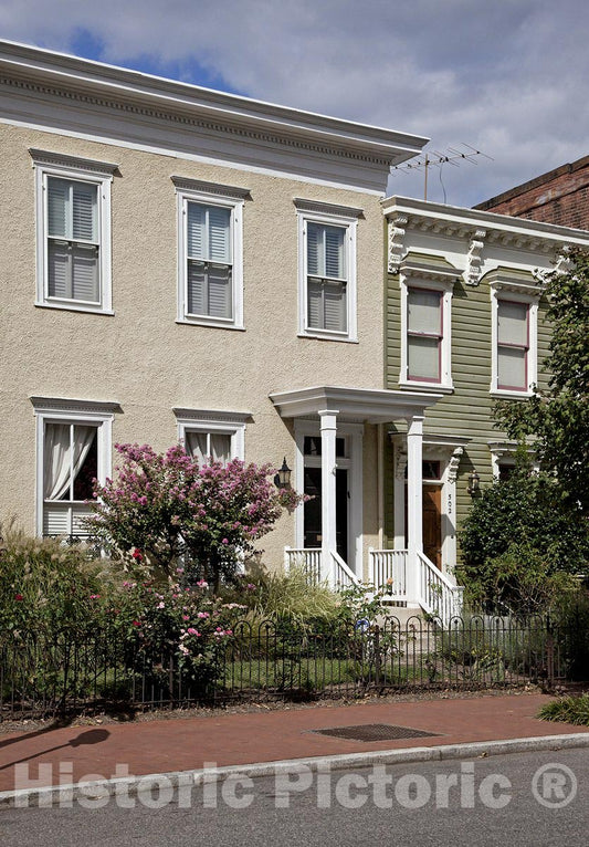 Washington, D.C. Photo - Row Houses, 5th and A St, SE, Washington, D.C.