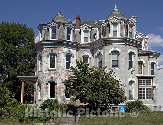 Washington, D.C. Photo - Historic Victorian Architecture at LeDroit Park-