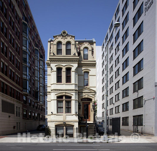 Washington, D.C. Photo - Row House Near Logan Circle, NW, Washington, D.C.