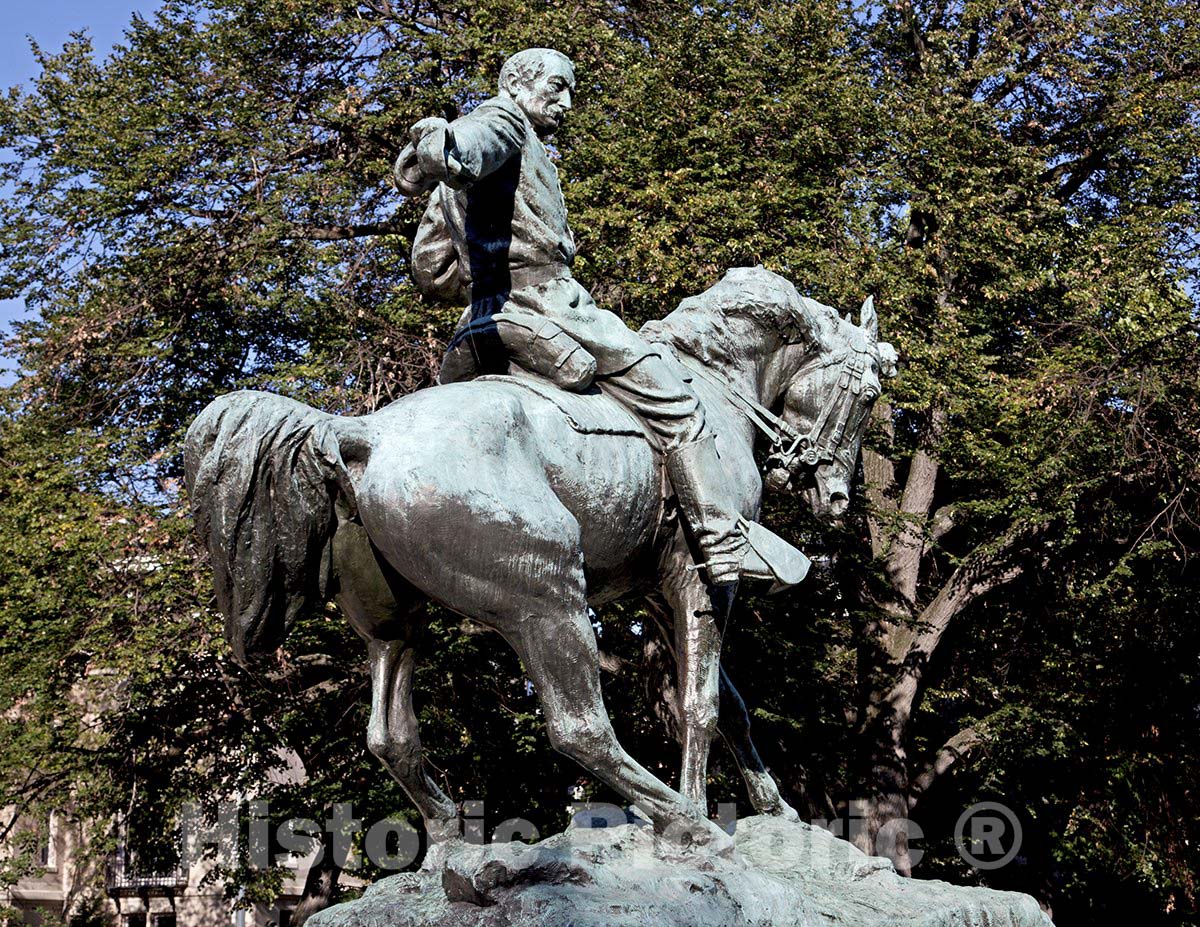 Washington, D.C. -Photo - Statue of General Sheridan by sculptor Gutzon Borglum, 1908-