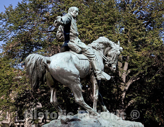 Washington, D.C. -Photo - Statue of General Sheridan by sculptor Gutzon Borglum, 1908-