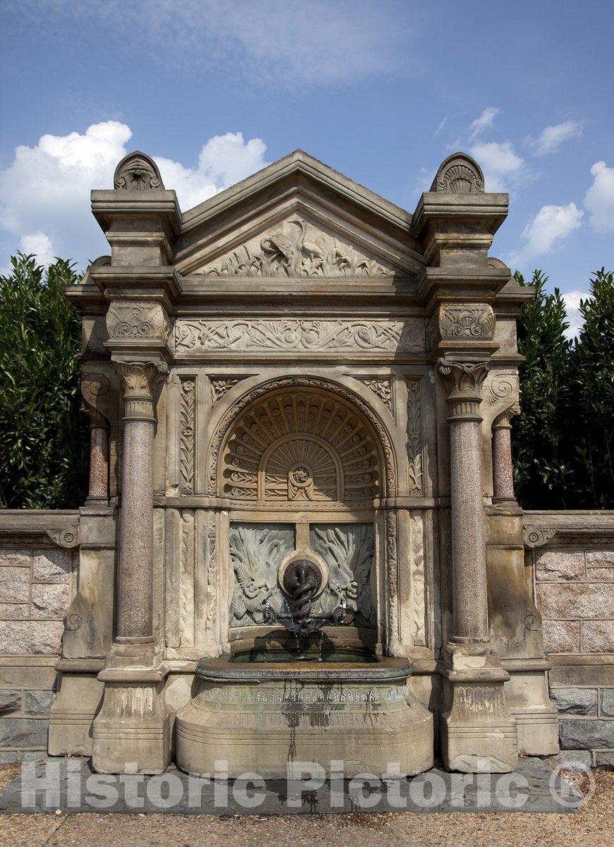 Washington, D.C. -Photo - Historic architectural stonework on the Capitol grounds-