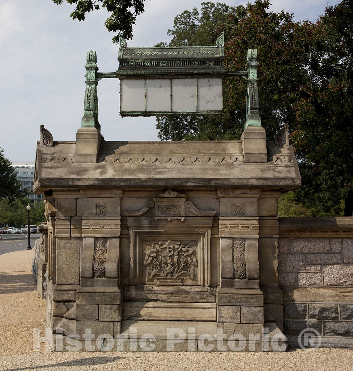 Washington, D.C. Photo - Historic Architectural Stonework on The Capitol Grounds-
