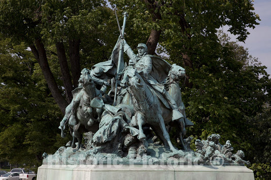 Washington, D.C. Photo - The Cavalry Sculpture below the United States Capitol-