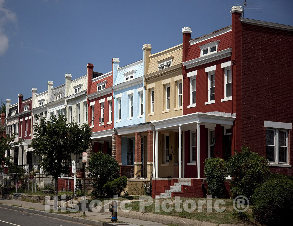 Washington, D.C. - 16x24 Photo - Historic Houses, North Capitol St, Washington, D.C