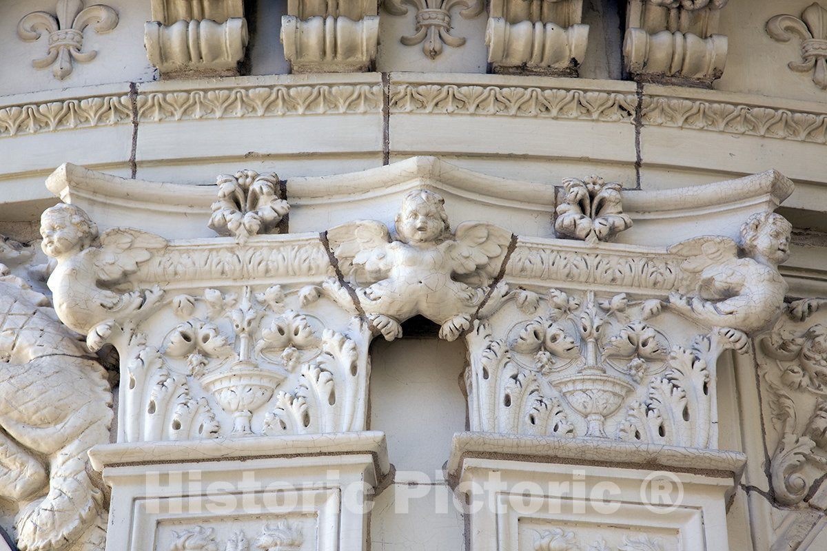 Washington, D.C. Photo - Architectural Details on Apartments Buildings-