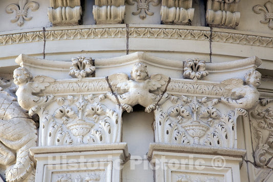 Washington, D.C. Photo - Architectural Details on Apartments Buildings-