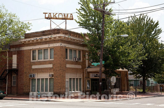 Photo - The Takoma Theatre, Corner of 4th and Butternut St. in The Takoma Neighborhood of Washington, D.C.- Fine Art Photo Reporduction