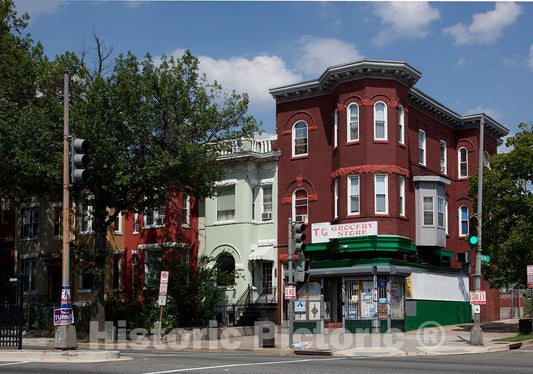 Photo- Historic houses, North Capitol St, Washington, D.C. 2 Fine Art Photo Reproduction