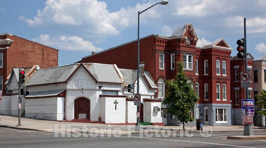 Photo- Historic Houses, North Capitol St, Washington, D.C. 3 Fine Art Photo Reproduction