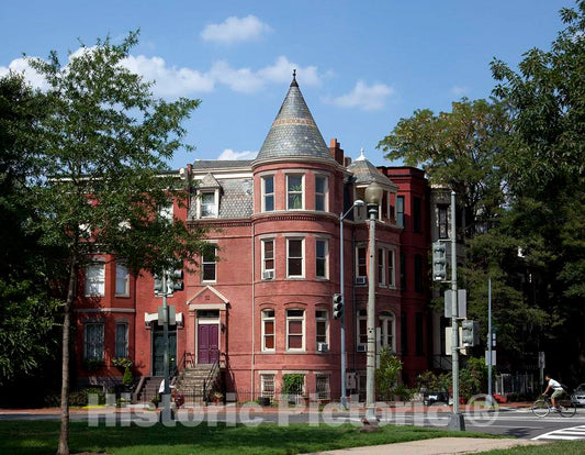 Photo - Historic House, Logan Circle, Washington, D.C.- Fine Art Photo Reporduction