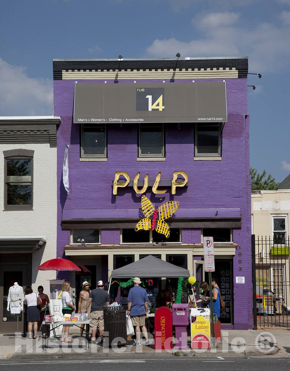 Photo - Pulp Restaurant, 14th St, NW, Washington, D.C.- Fine Art Photo Reporduction