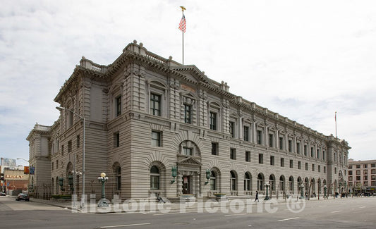 Photo - Mission Street Facade, James R. Browning U.S. Court of Appeals Building, San Francisco, California- Fine Art Photo Reporduction