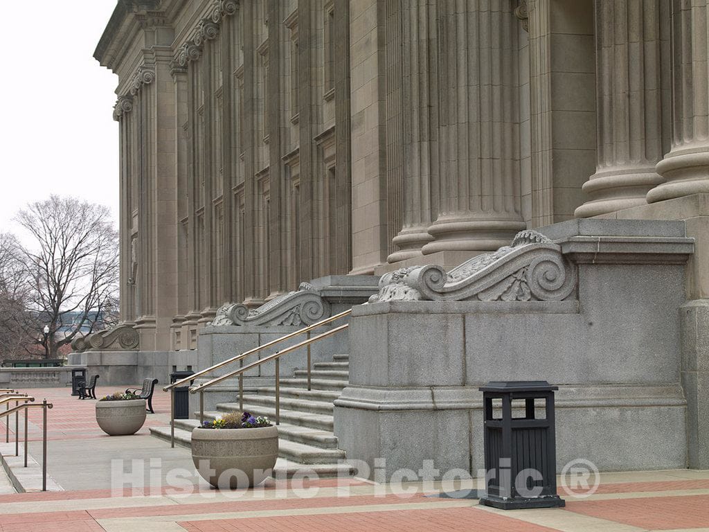 Photo - West View, Birch Bayh Federal Building, Indianapolis, Indiana- Fine Art Photo Reporduction
