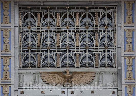 Camden, NJ Photo - Door Detail, U.S. Post Office and Courthouse, Camden, New Jersey