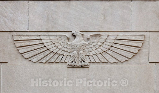 Photo- Exterior Detail, U.S. Post Office and Courthouse, Camden, New Jersey 1 Fine Art Photo Reproduction