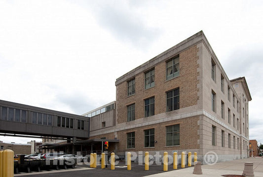 Photo- Exterior, U.S. Post Office and Courthouse, Camden, New Jersey 2 Fine Art Photo Reproduction