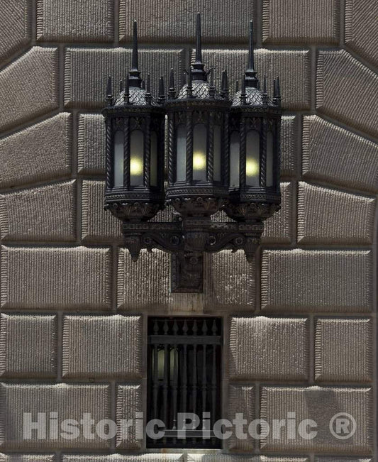 Photo - Lamp Detail, Herbert C. Hoover Building, U.S. Department of Commerce, Washington, D.C.- Fine Art Photo Reporduction