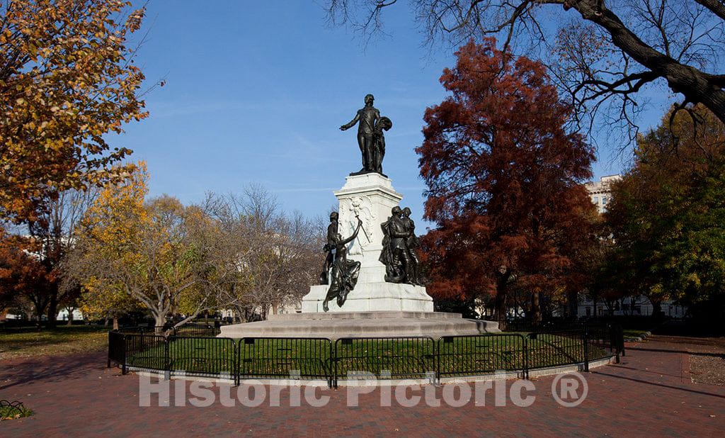 Photo - Lafayette Park, Located Directly North of The White House on H Street Between 15th and 17th Streets, N.W, Washington, D.C.- Fine Art Photo Reporduction
