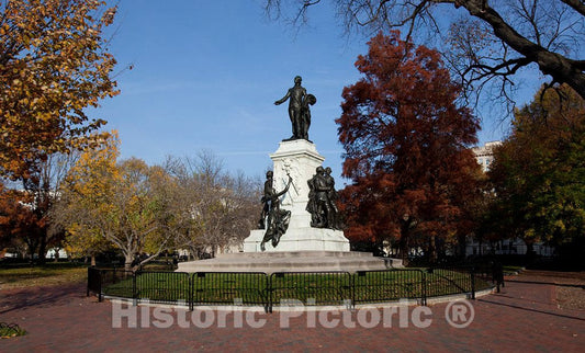 Photo - Lafayette Park, Located Directly North of The White House on H Street Between 15th and 17th Streets, N.W, Washington, D.C.- Fine Art Photo Reporduction