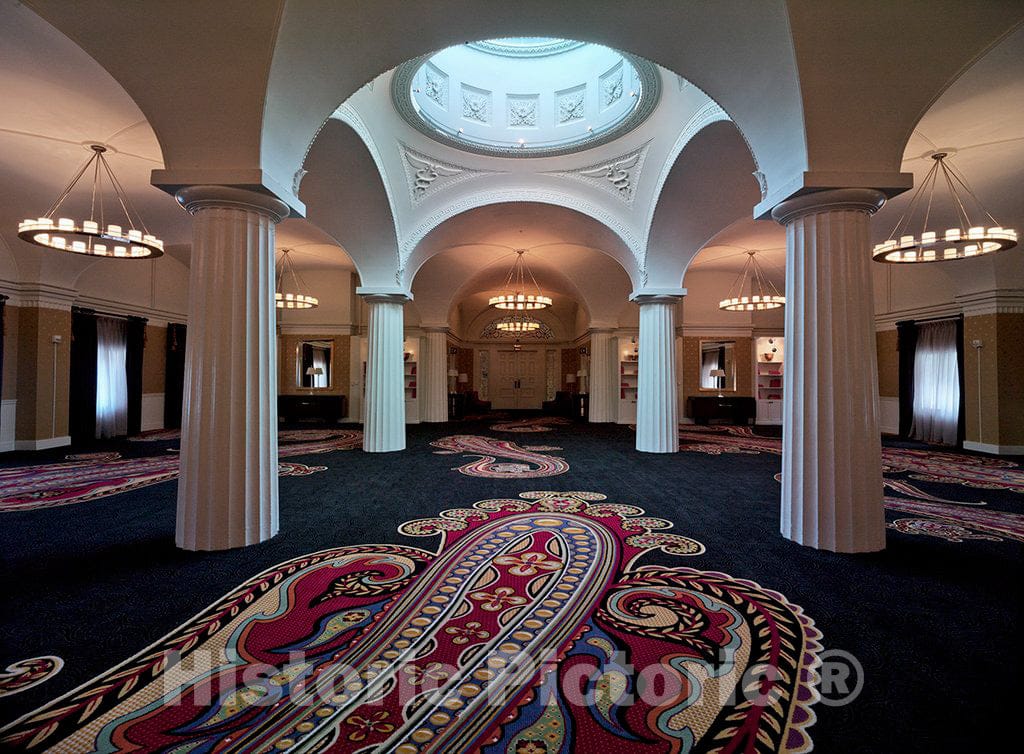 Photo - Former Athens courtroom of General Post Office, Tariff Building; Now The Monaco Hotel, Washington, D.C.- Fine Art Photo Reporduction