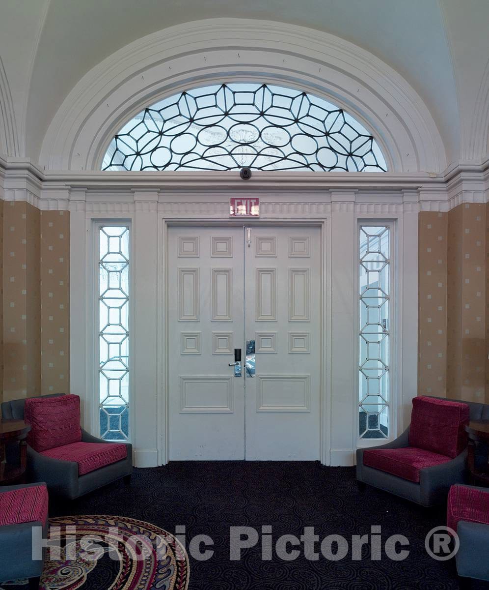 Photo - Door in Former General Post Office, Tariff Building; Now The Monaco Hotel, Washington, D.C.- Fine Art Photo Reporduction