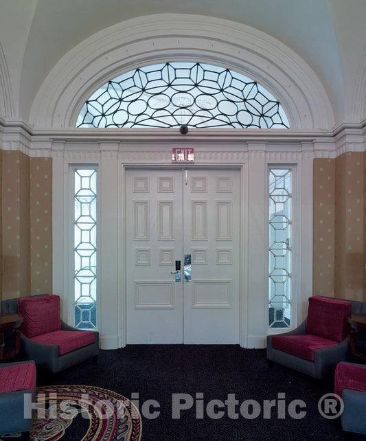 Photo - Door in Former General Post Office, Tariff Building; Now The Monaco Hotel, Washington, D.C.- Fine Art Photo Reporduction