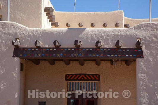 Photo - Exterior Detail, Border Patrol Station, NACO, Arizona- Fine Art Photo Reporduction