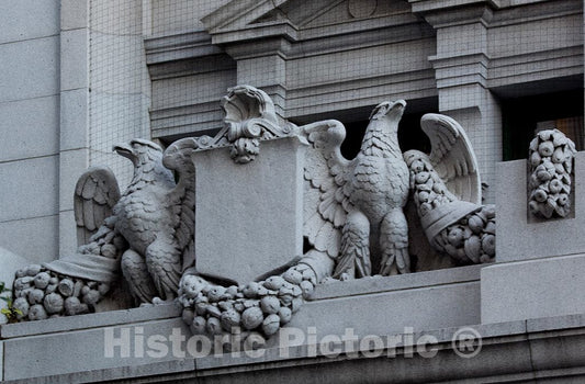Photo- Exterior Detail, U.S. Custom House, San Francisco, California 1 Fine Art Photo Reproduction