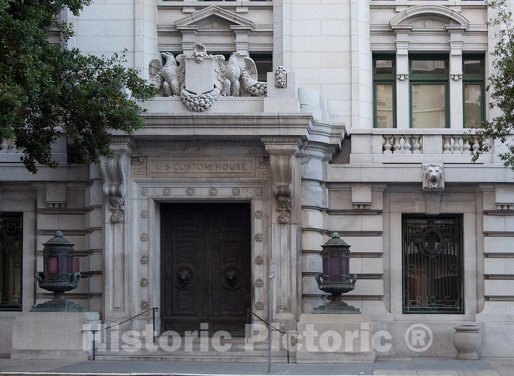 Photo- Exterior Detail, U.S. Custom House, San Francisco, California 2 Fine Art Photo Reproduction