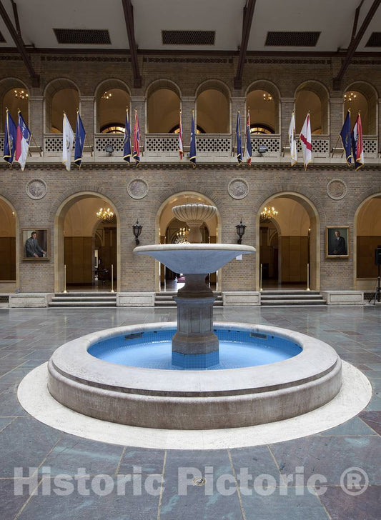 Photo - Lobby, James L. Whitten Federal Building, Washington, D.C.- Fine Art Photo Reporduction