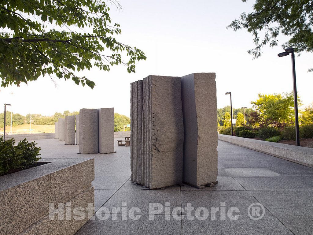 Photo- Outdoor Sculpture at The Seiberling Federal Building, Akron, Ohio 2 Fine Art Photo Reproduction