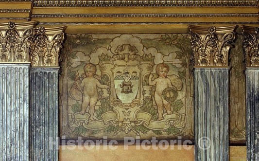 Indianapolis, in Photo - Fresco, Birch Bayh Federal Building, Indianapolis, Indiana