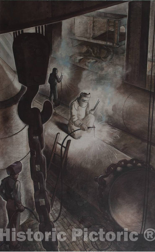 Photo- Art at The Frank T. Bow Federal Building, Canton, Ohio 2 Fine Art Photo Reproduction