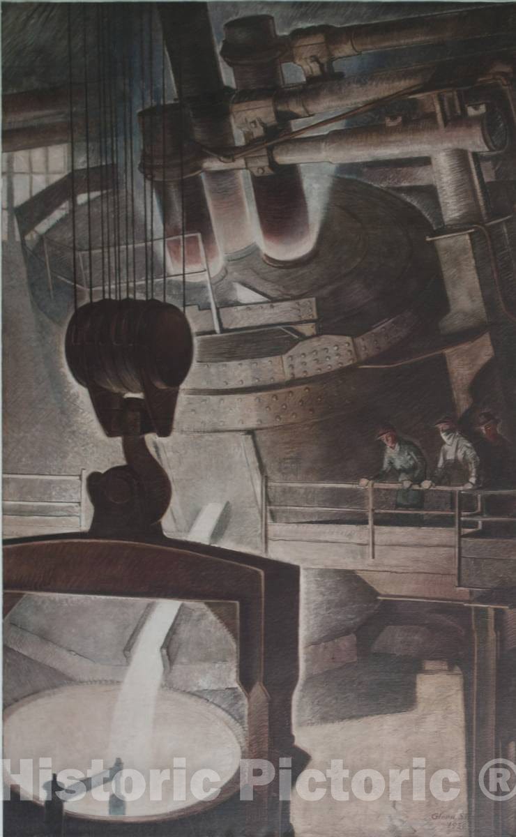 Photo- Art at The Frank T. Bow Federal Building, Canton, Ohio 4 Fine Art Photo Reproduction