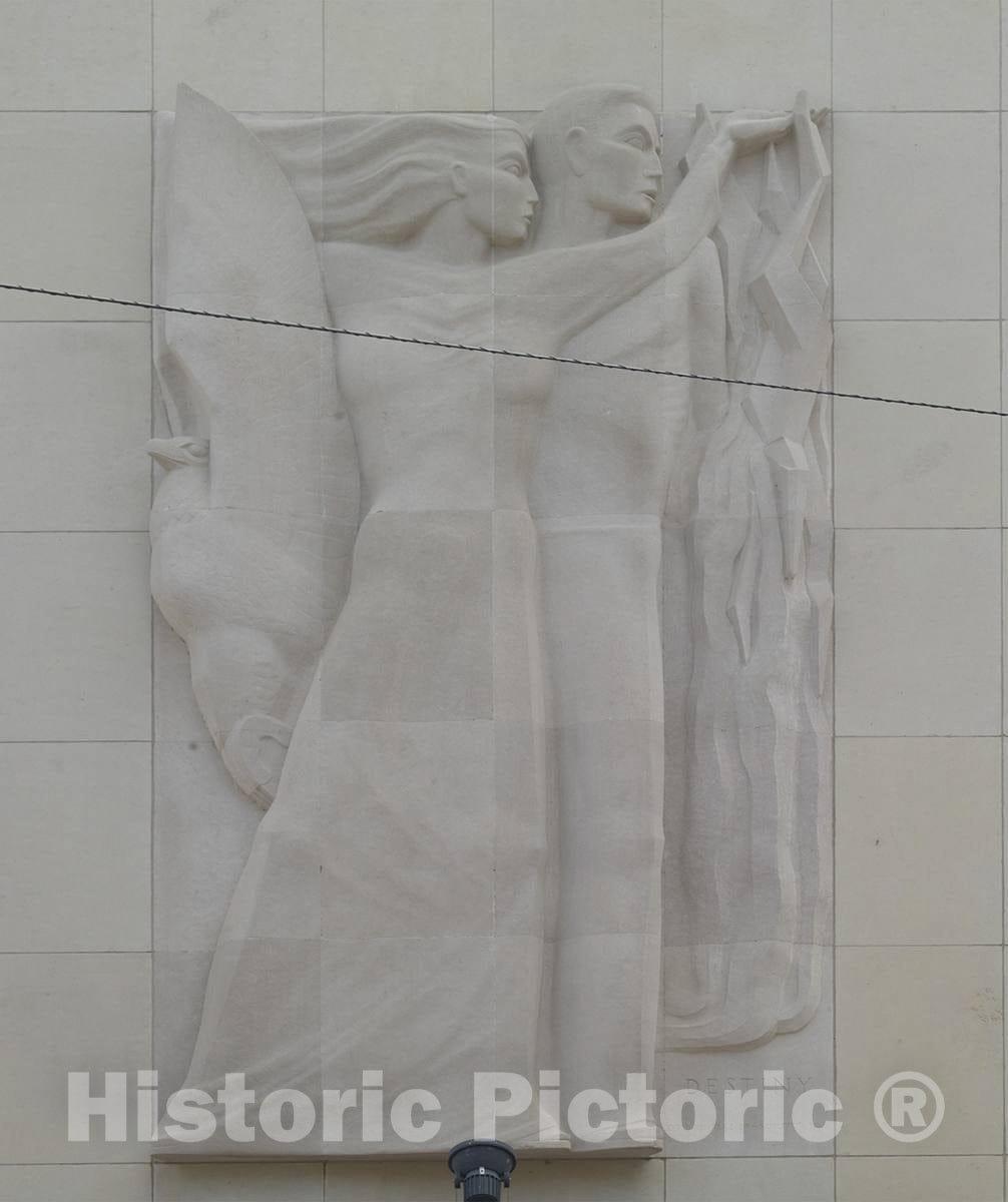 Photo - Sculpture Destiny at Federal Building & U.S. Courthouse, Oklahoma City, Oklahoma- Fine Art Photo Reporduction