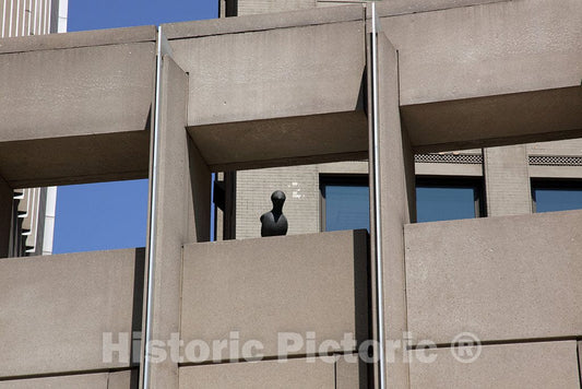 Photo-Rockman Statues, U.S. Courthouse, Minneapolis, Minnesota 1 Fine Art Photo Reproduction